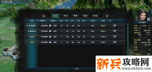 三国群英传8《SANGO8》自创势力开局攻略