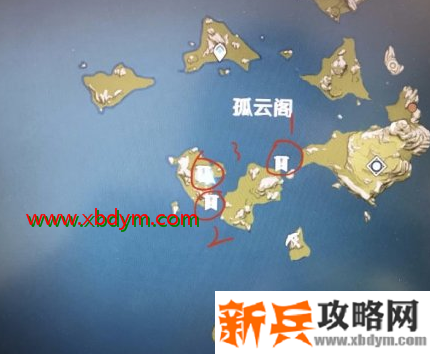 　原神孤云阁遗迹宝藏在哪里