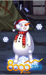 dnf绚丽多彩雪花光环特效