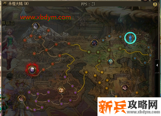 dnf永恒大陆位置介绍