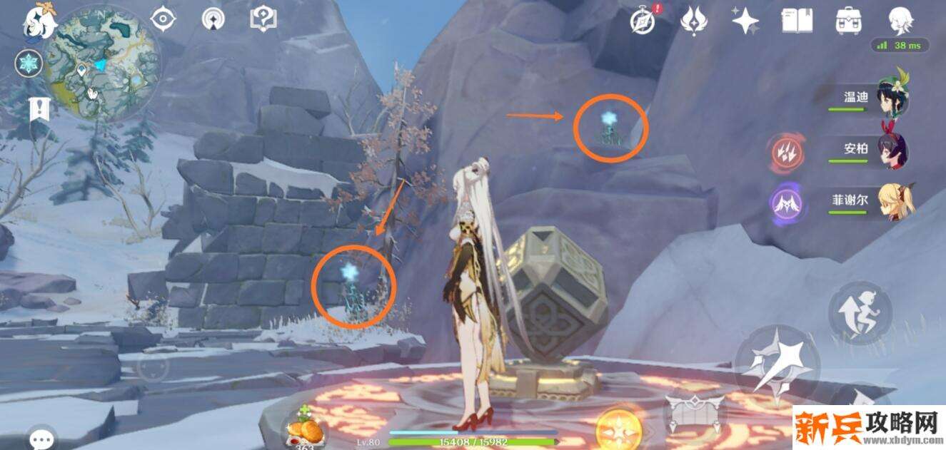 原神雪山笼子里的宝箱位置