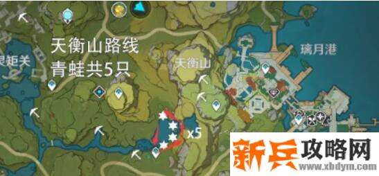 原神青蛙在哪里抓