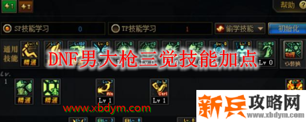 DNF男大枪三觉技能加点攻略