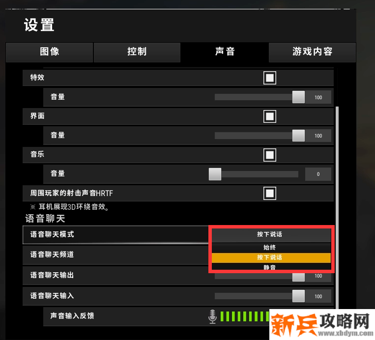 绝地求生怎么开语音