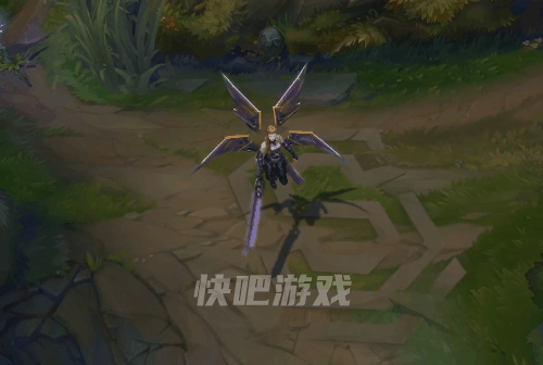 LOL天使灵能特工皮肤特效展示 科幻风6翼大天使