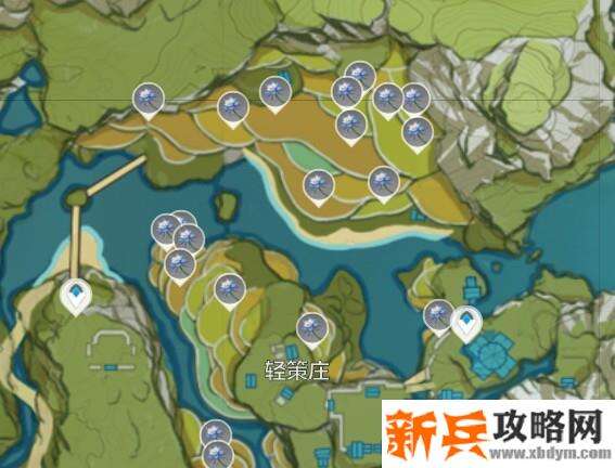 原神 琉璃百合材料采集点