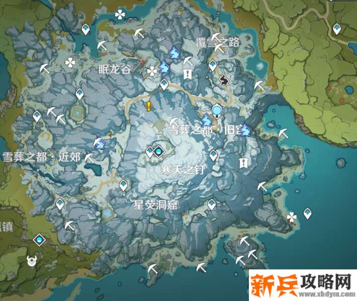 原神雪山龙牙位置介绍