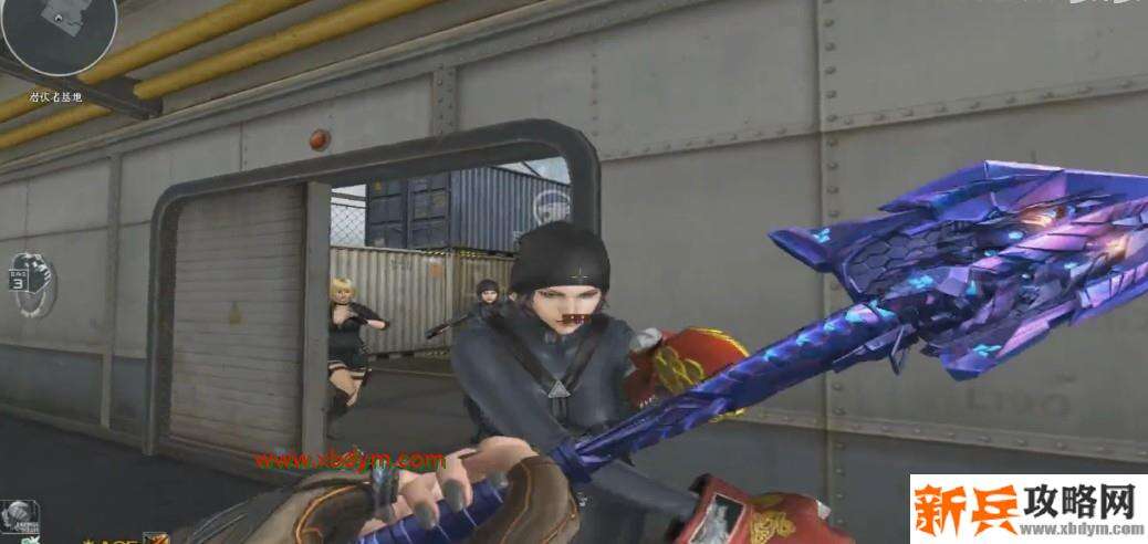 CF擎天幽蓝镜面外观预览 蓝色一刀