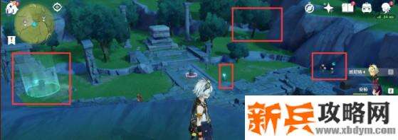 原神 塞西莉娅苗圃四个精灵的位置