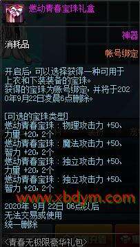 DNF青春无极限豪华礼包价格 12800点券