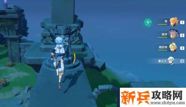 原神千风神殿元素柱子在哪里