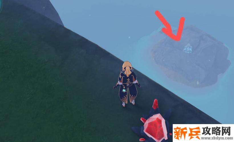 原神海岛上的绯红玉髓怎么拿