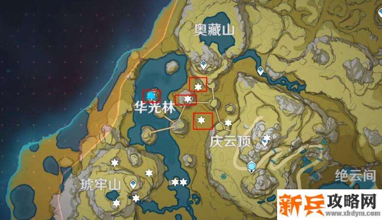 华光林岩神瞳位置